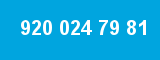 920 024 79 81 920 024 79 81